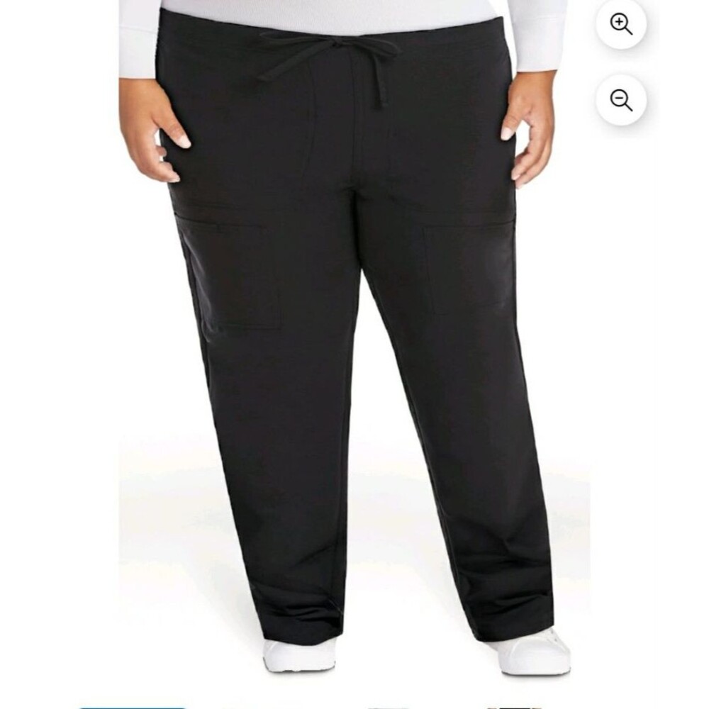 Scrubstar Scrub Pants  3XL Drawstring Medical Work NEW W TAGS BLACK